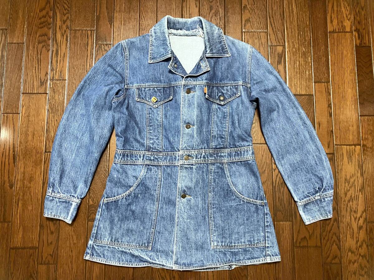 リーバイス LEVI'S ビンテージ デニム ブッシュ ジャケット オレンジタブ ７０ｓ ７０年代 ヒッピー