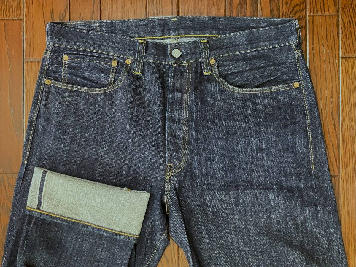 リーバイス LEVI'S VINTAGE CLOTHING 501-XX ビンテージ レプリカ ジーンズ w38 濃紺 ビッグサイズ 赤耳 ビッグE 復刻 デニム LVC 日本製