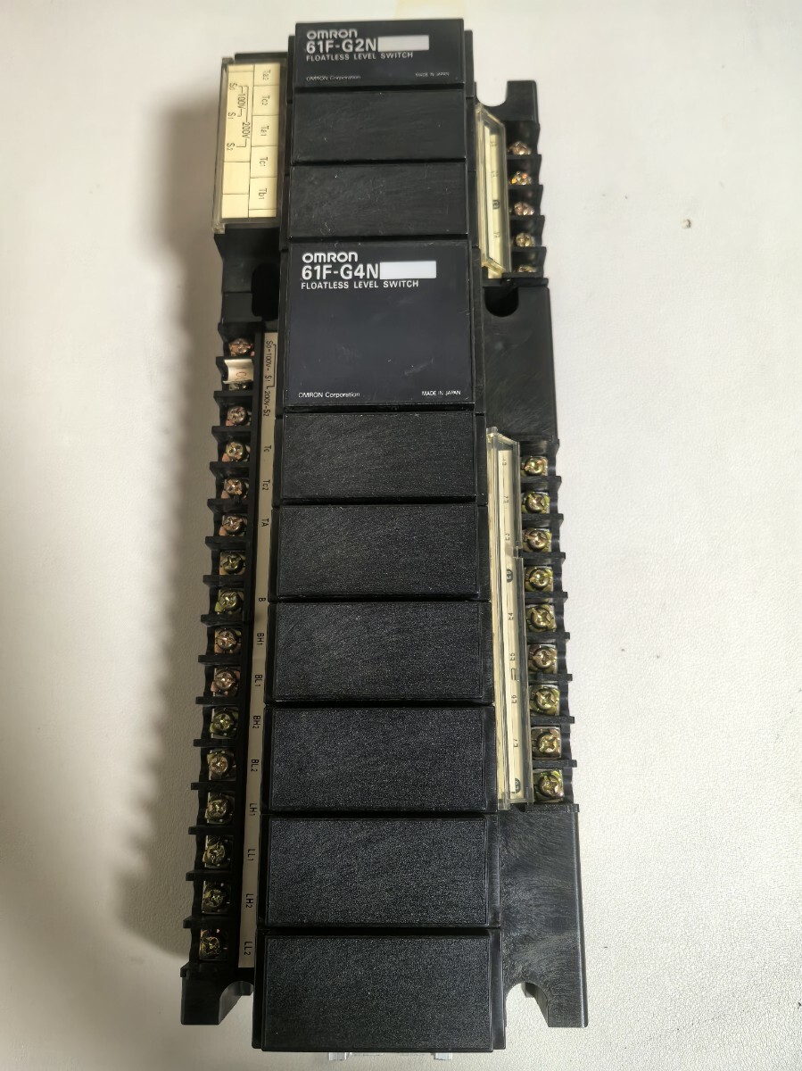 OMRON オムロン フロートなしスイッチ 61F-G4N/61F-G2N。中古現状品。解体撤去。
