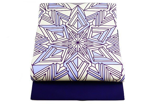 【送料無料】新品 名古屋帯 雪の結晶 長さ3m76cm お洒落 カジュアル 化繊 洗える着物 仕立て上がり m-7087
