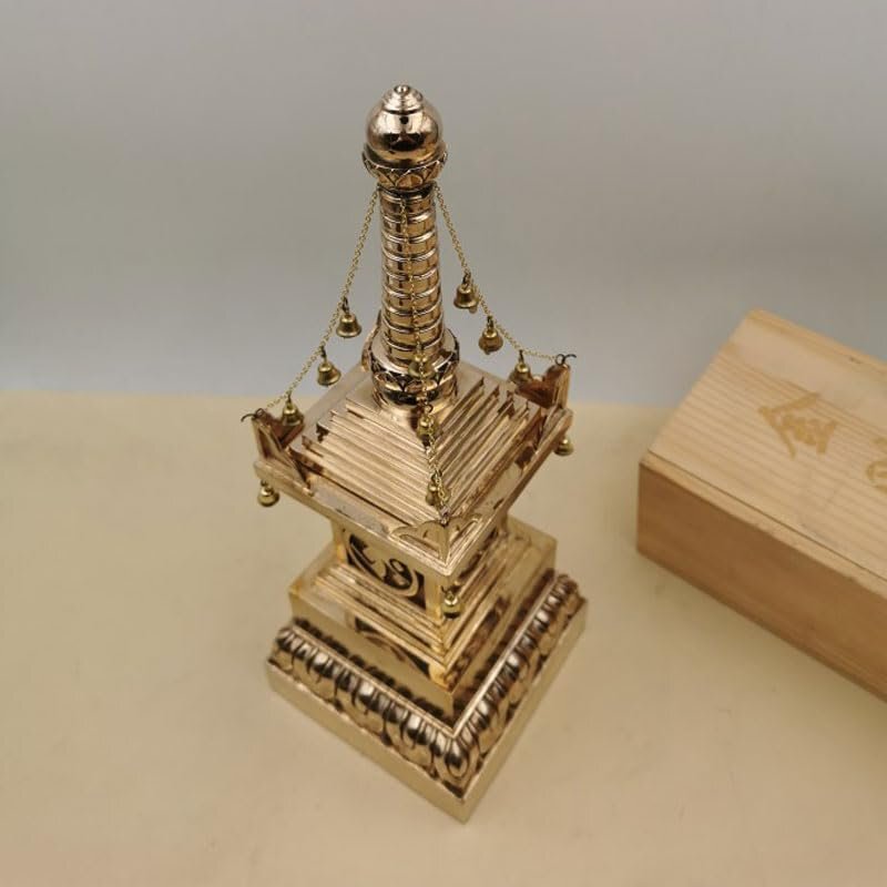 PH-391 現代 仏具【法器】 宝篋印塔 法要 後飾り 祭壇 総高29cm