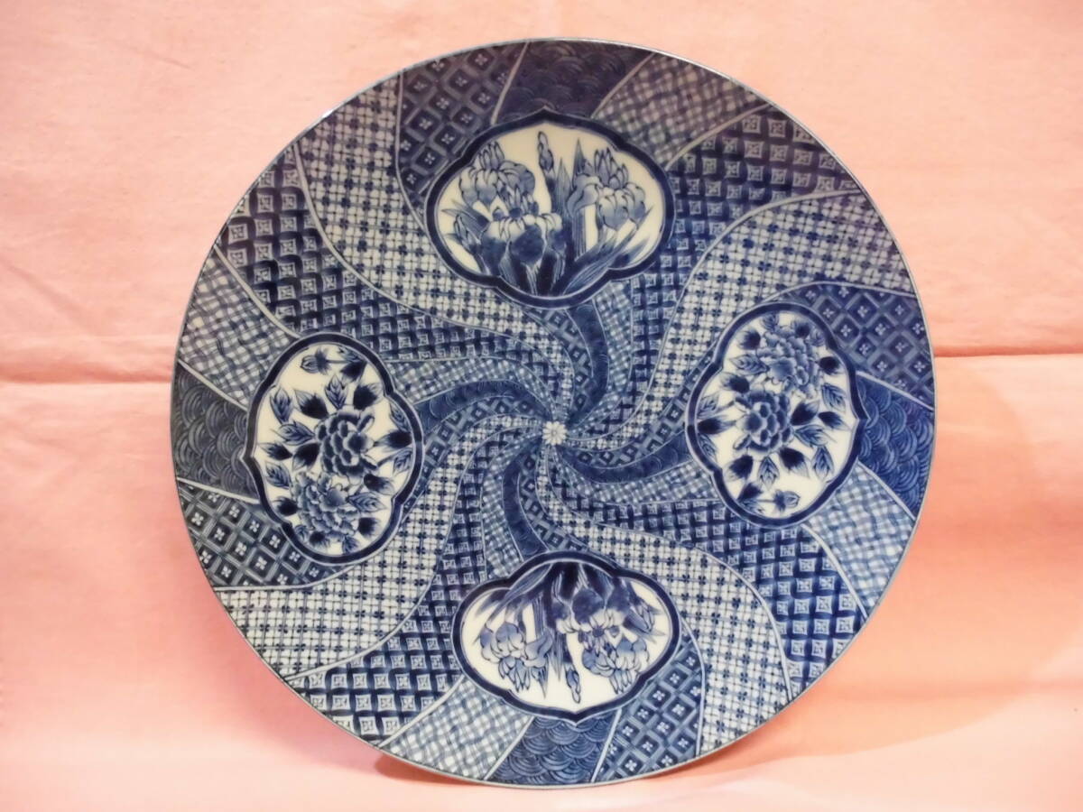 大皿　☆　花柄　☆　未使用品　☆　