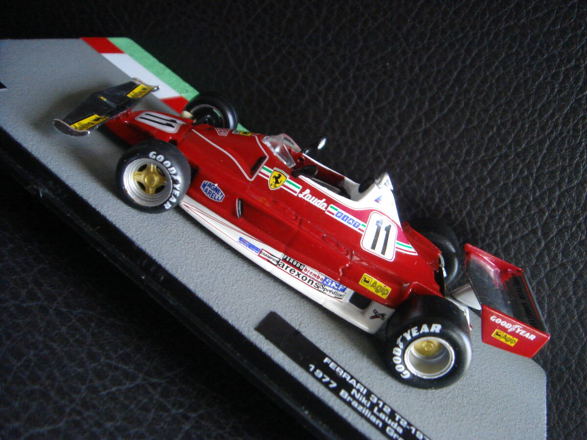 1/43 フェラーリ 312 T2 ニキ ラウダ 1977年 ブラジルGP FERRARI Niki Lauda IXO社製 ダイキャスト