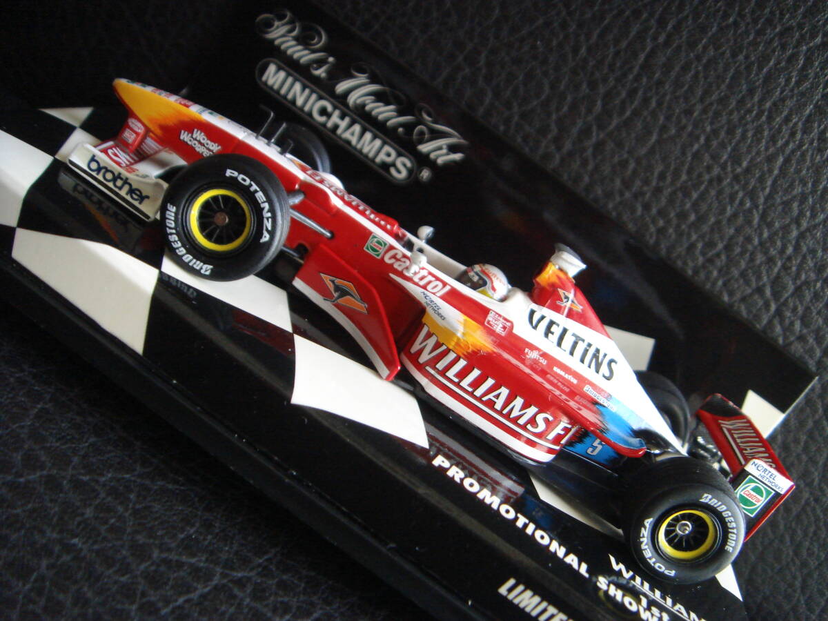 レア!! 1/43 ウィリアムズ F1 1st EDITION A.ザナルディ 1999年 WILLIAMS A.ZANARDI ミニチャンプス PROMOTIONAL SHOWCAR