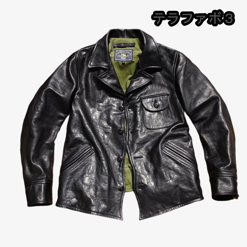 ダブルライダース 茶芯 馬革 レザージャケット 本革 ホースハイド 革ジャン バイクレザー アメカジ メンズ S～5XL