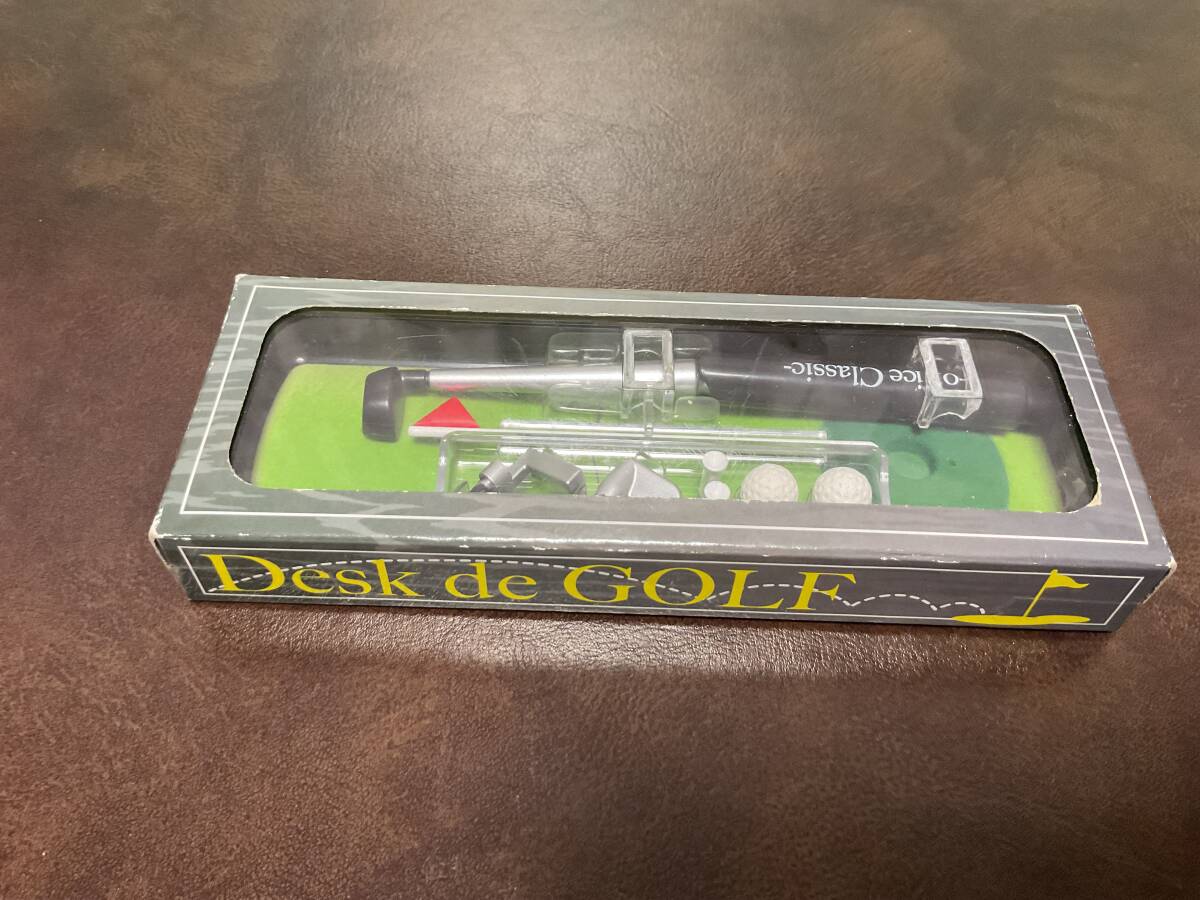 ④⑧-2新品★ Desk de GoLF 卓上 ゴルフ 玩具 セット