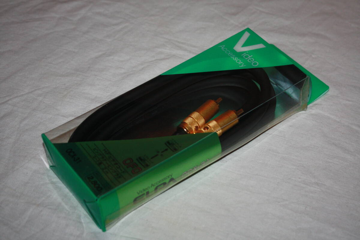 送料無料！　ELPA(朝日電器商事) OCX-31　新品未使用　金メッキ AVケーブル