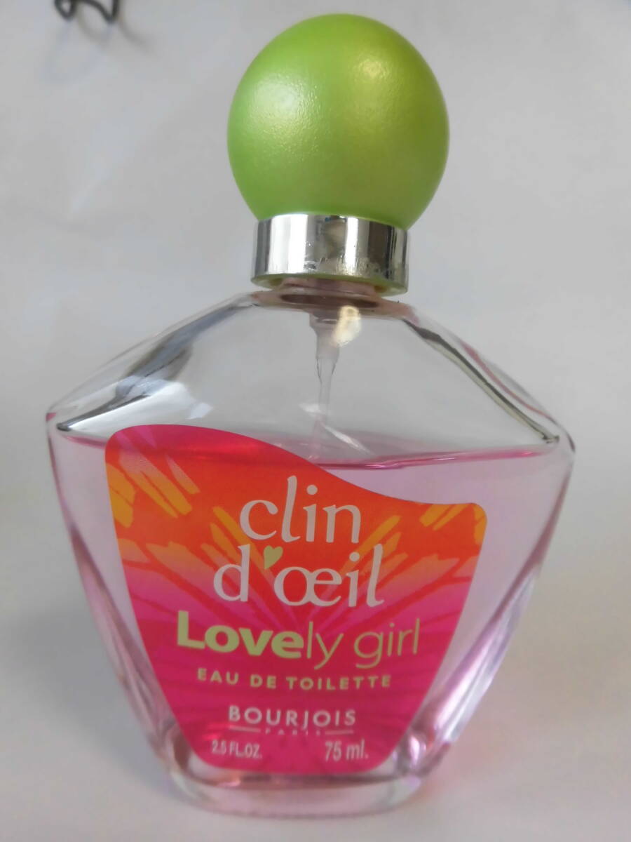  レア品 ブルジョワ ラブリー ガール 　Clin　ｄ　oeil Lovely girl EDT SP BOURJOIS 75ml 香水　