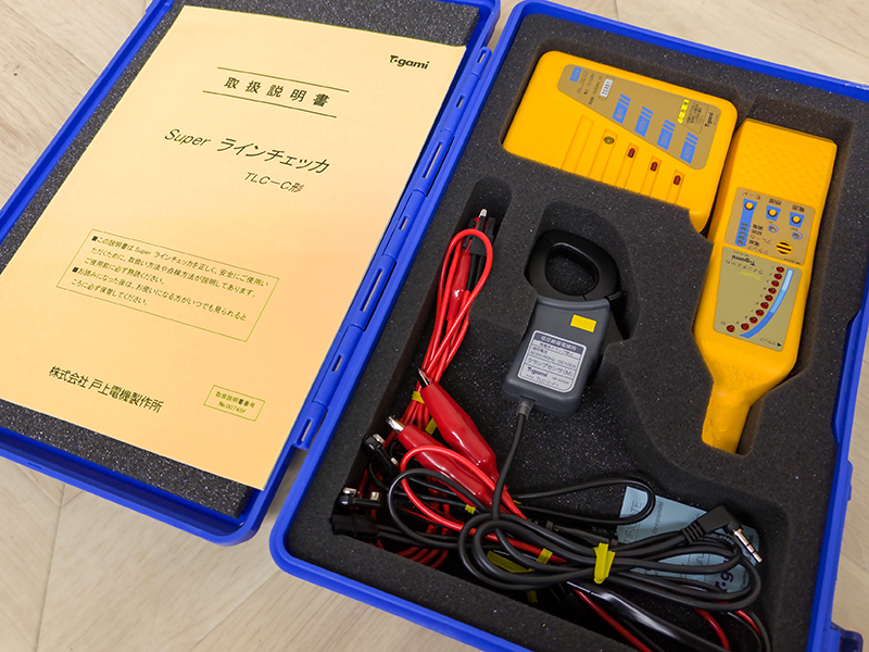 3R5404▲未使用品▲戸上電機製作所 低圧配線路探査器 Super ラインチェッカ TLC-C型▲1226