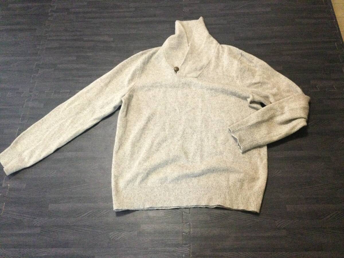 BANANA REPUBLIC バナナ・リパブリック　デザインセーター　ブラウンベージュ　L　ウール100%　