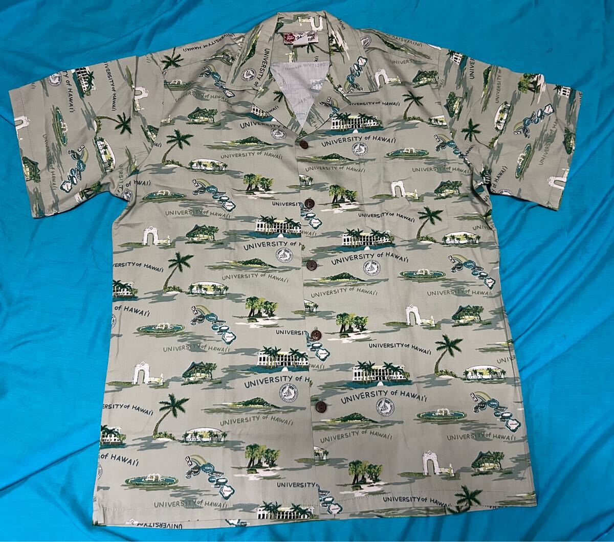 未使用デッドストックTHE Hawaiian Original アロハシャツMサイズ　ハワイ製