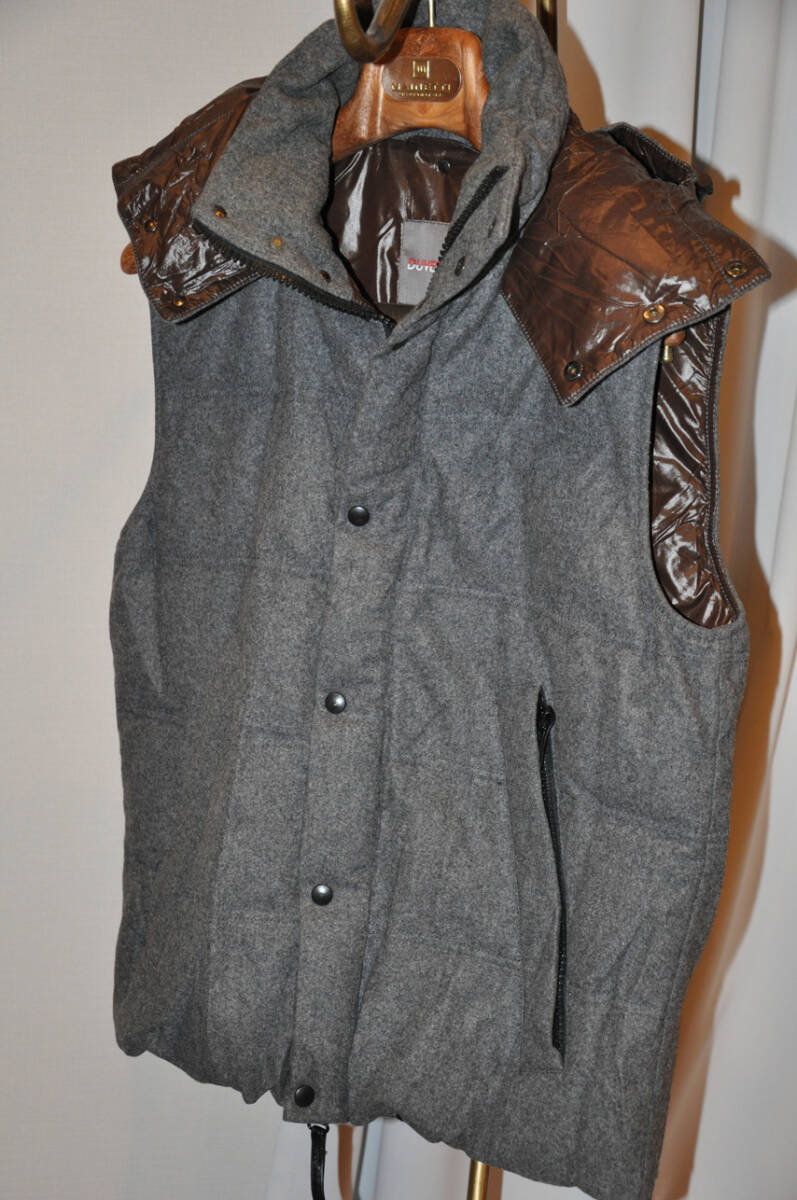 約70%off デュベティカ DUVETICA ウールダウン ジップパーカー ベスト グレー M ブルガリア製 alisteria アリステア aristeoアリステオ