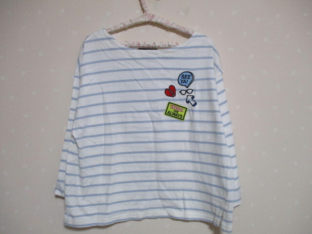 ● Lovetoxic ● ☆可愛い7分袖Tシャツ☆L 160cm 41231