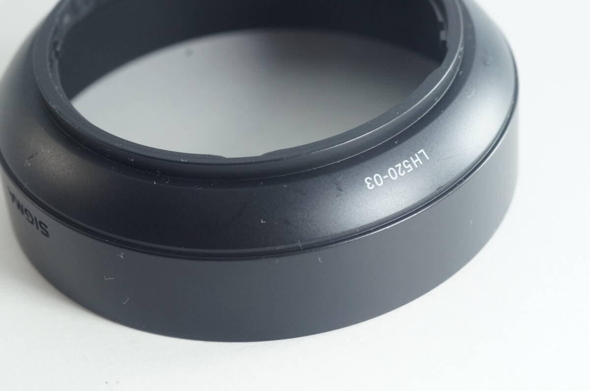 PH7群『とてもキレイ』SIGMA LH520-03 19mm F2.8 DN Art 30mm F2.8 DN Art 60mm F2.8 DN Art レンズフード LENS HOOD