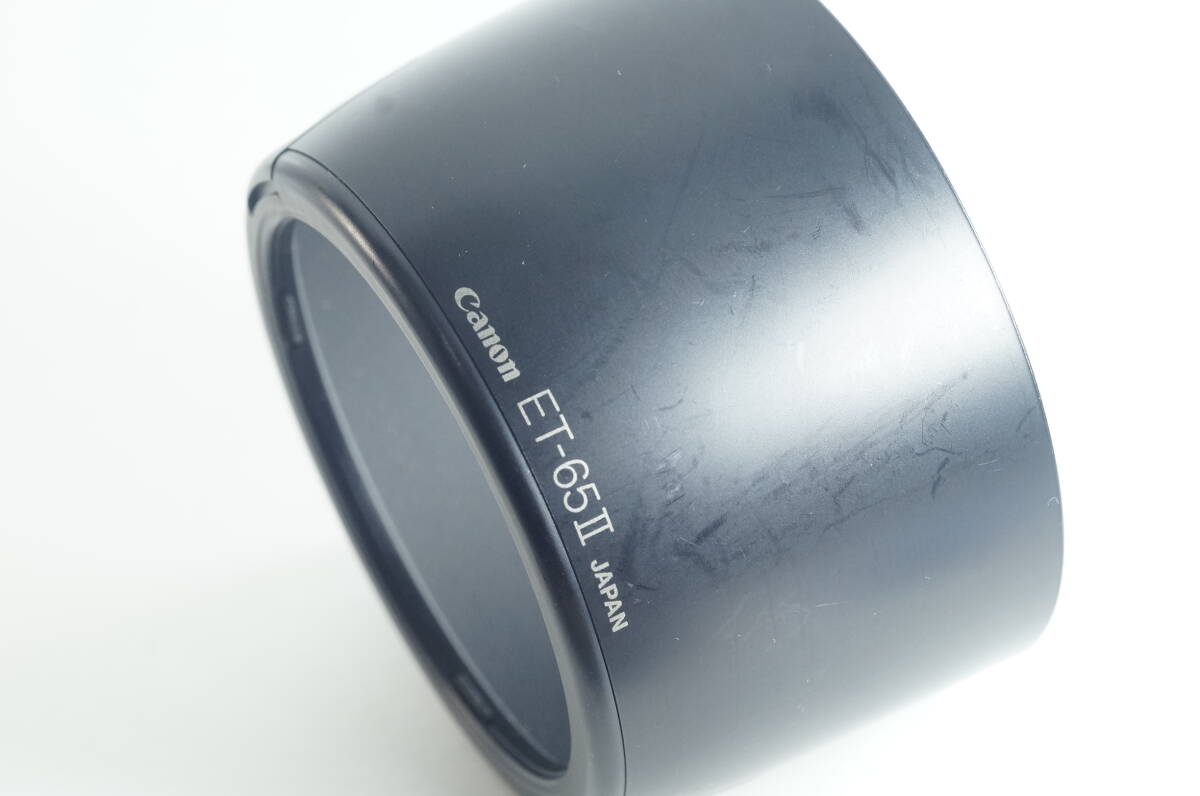 影OG『並品』 CANON ET-65ⅡEF85mm F1.8 USM ・ EF100mm F2 USM EF135mm F2.8ソフトフォーカス レンズフード ET-65Ⅱ