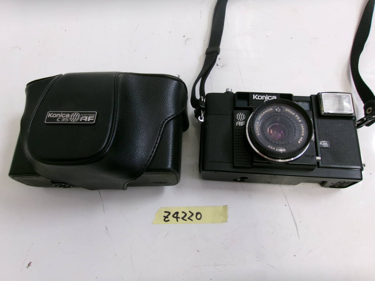 (Z-4220)KONICA フィルムカメラ C35 動作未確認 現状品