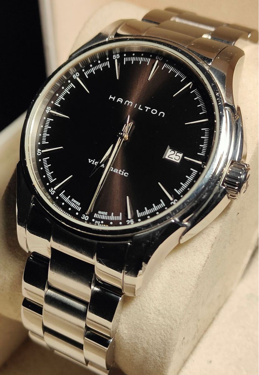 送料込み　Hamilton Jazz Master Viewmatic Auto ハミルトン　ジャズマスター　ピューマチック　オートマチック　腕時計　カーキ　khaki