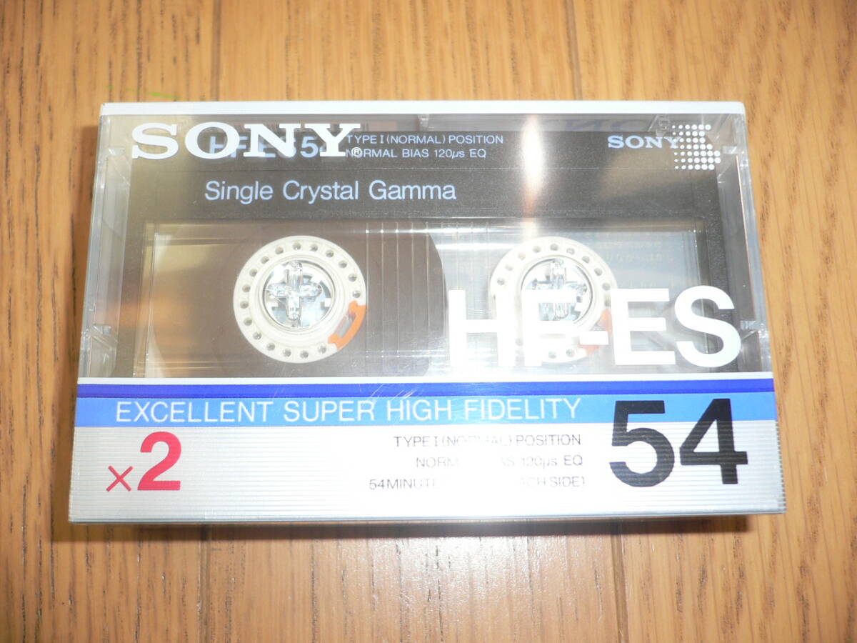 *新品未開封! SONY HF-ES 54分 2本 ノーマルポジション カセットテープ タイプ1 ソニー NORMAL POSITION TYPEⅠ 2HF-ES54N*