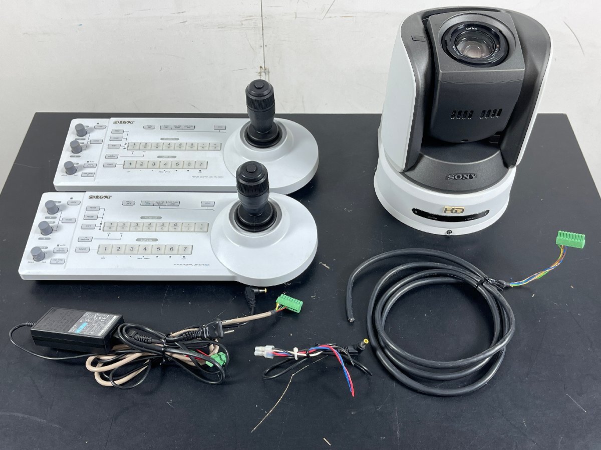 SONY BRC-Z700 ? 旋回型 リモートカメラシステム カラービデオカメラ RM-BR300 リモートコントロール ユニット 2台 セット 【保証なし】