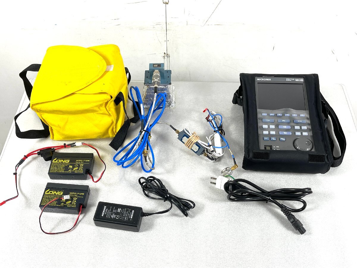 MICRONIX MSA458 スペクトラムアナライザー スペアナ 50kHz-8.5GHz ハンディタイプ マイクロニクス 【保証なし】