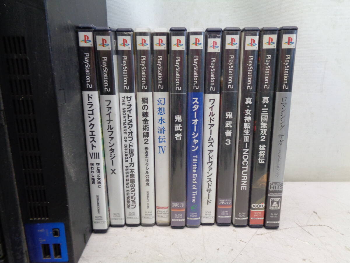 C2008 SONY　ソニー　プレステ2　PS2　CUPH-30000　1台・CUPH-10000　2台 / コントローラー6個 / PS2ソフト 12枚/ AC-3