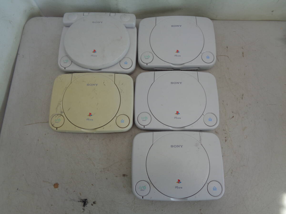 C2016　SONY　ソニー　PSone PS1　SCPH100 5台 / コントローラー10台 / ソフト 10タイトル/ AC-3