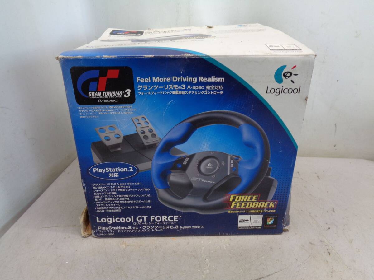 C2030 プレステ2用　Logicool GT FORCE ハンドル コントローラー / C-2 / ④サイズ
