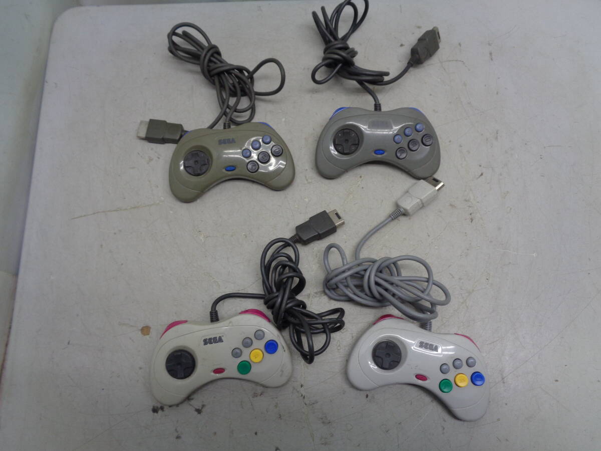C2186　SEGA セガサターン コントローラー HSS-0101　4台　/ ①C-2 / ②サイズ