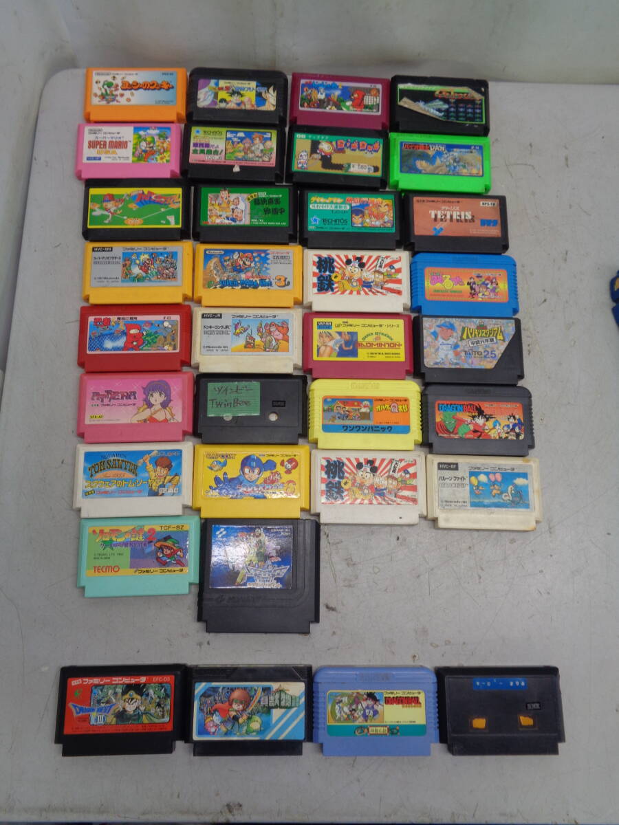 C2070　任天堂　nintendo ファミコンソフト34個 / Y-4 / ③サイズ