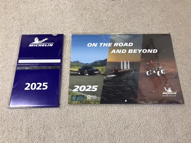【ミシュラン MICHELIN カレンダー2026 壁掛け＆卓上 2種セット 新品未開封 レターパックライト送料込み