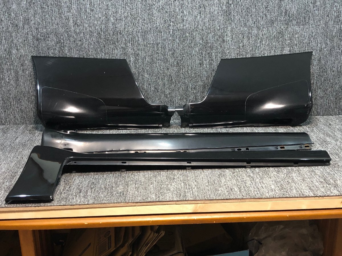 【11615】CXW◆アルシオーネ SVX 純正 サイド ステップ スポイラー 左右セット 235黒