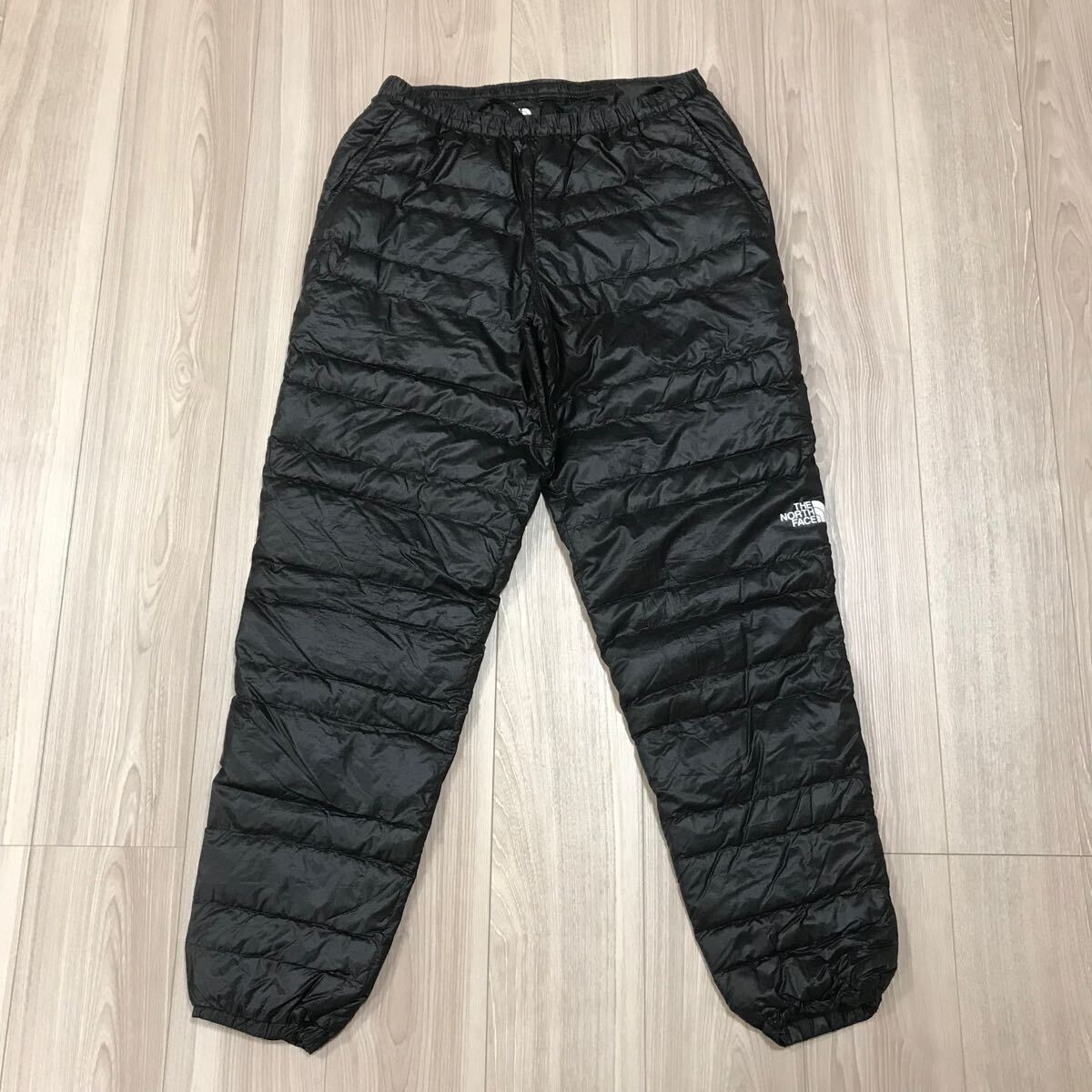 THE NORTH FACE LIGHT HEAT DOWN PANT PERTEX QUANTUM XL BLACK ノースフェイス ライト ヒート ダウン パンツ ナイロン パッカブル ズボン