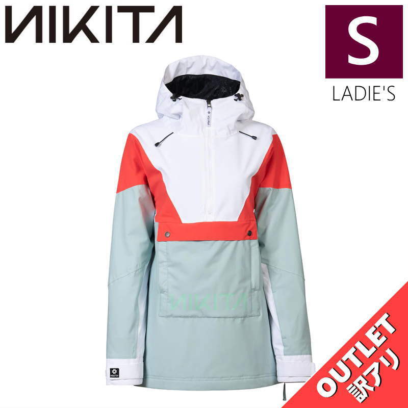 【OUTLET】 NIKITA WILLOW PULLOVER JKT SEAFOAM GREEN Sサイズ レディース スノーボード スキー ジャケット JACKET アウトレット