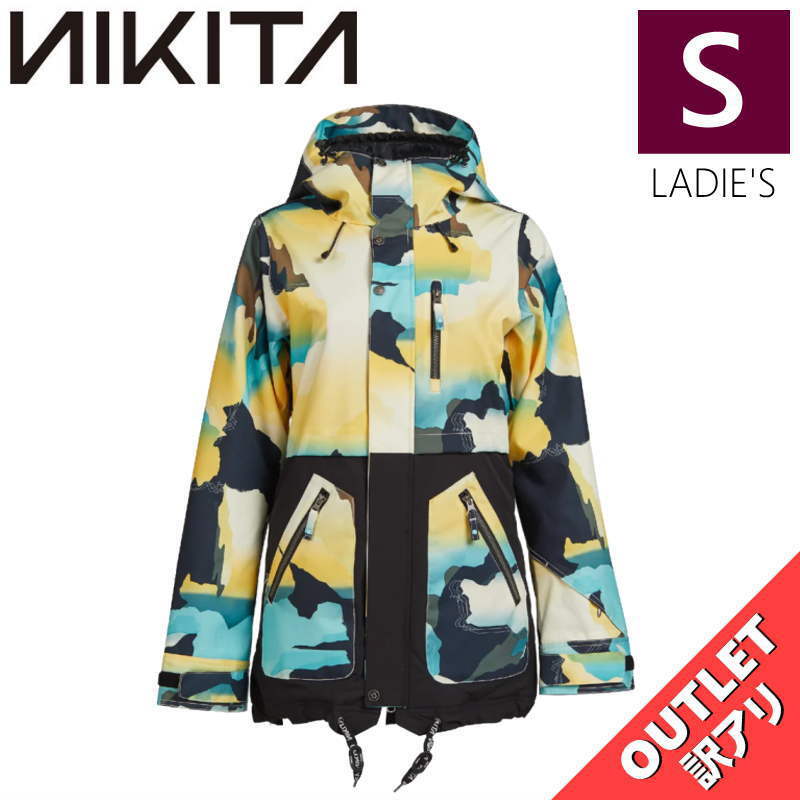【OUTLET】 NIKITA SYCAMORE JKT MOUNTAIN CAMO Sサイズ レディース スノーボード スキー ジャケット JACKET アウトレット