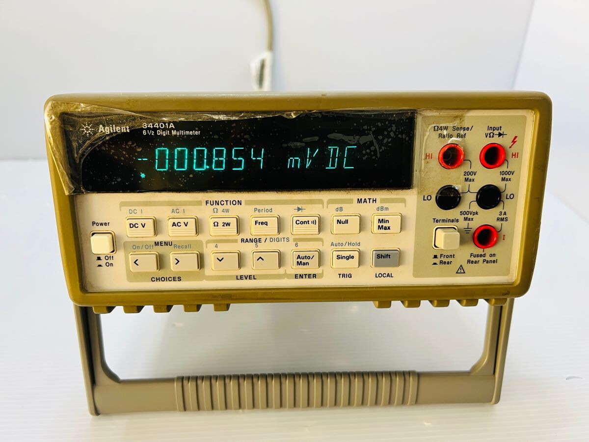  Agilent アジレント 34401A 6 1/2 Digit Multimeter デジタルマルチメーター 