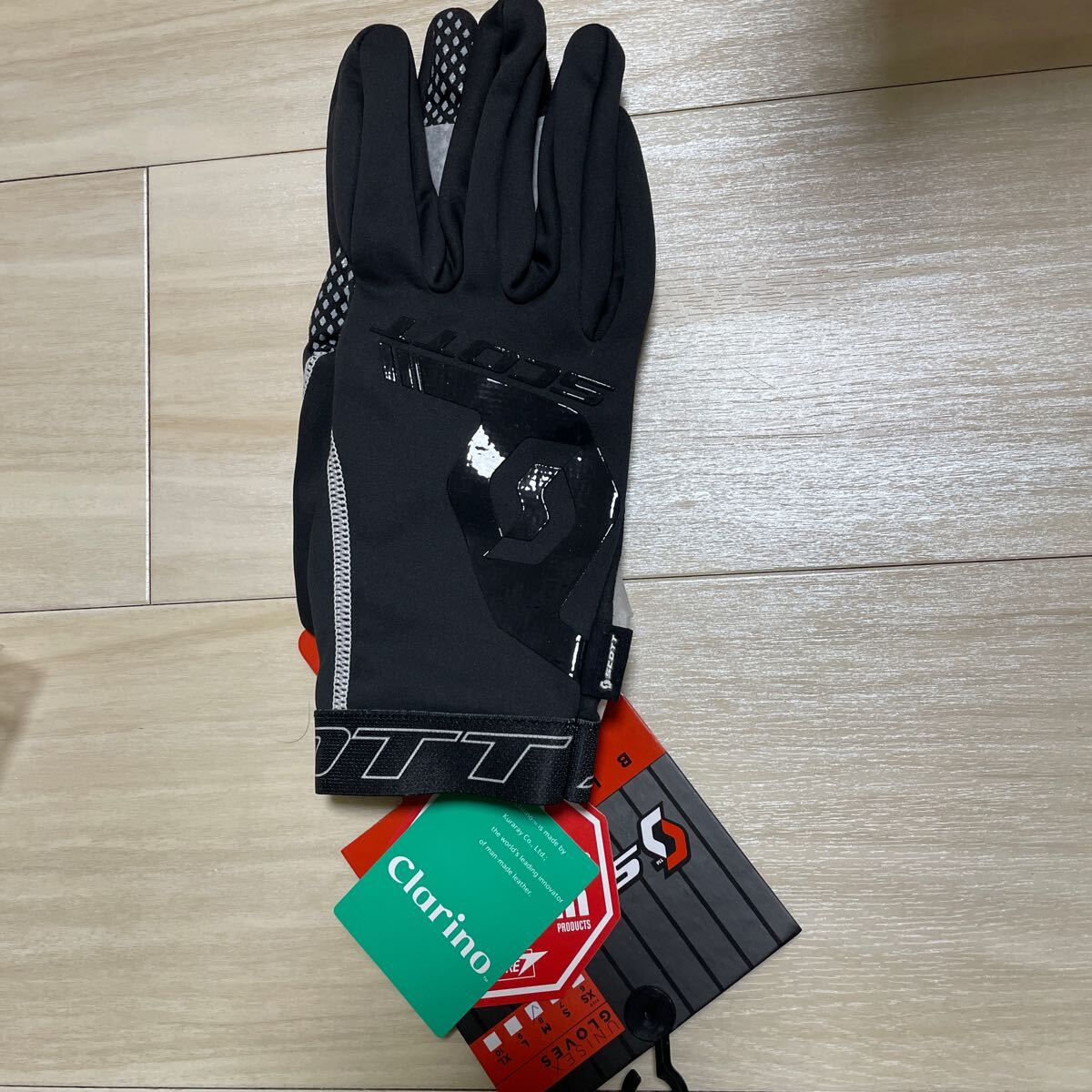 未使用品　スコット　グローブ　Wind stopper採用 黒　サイズM