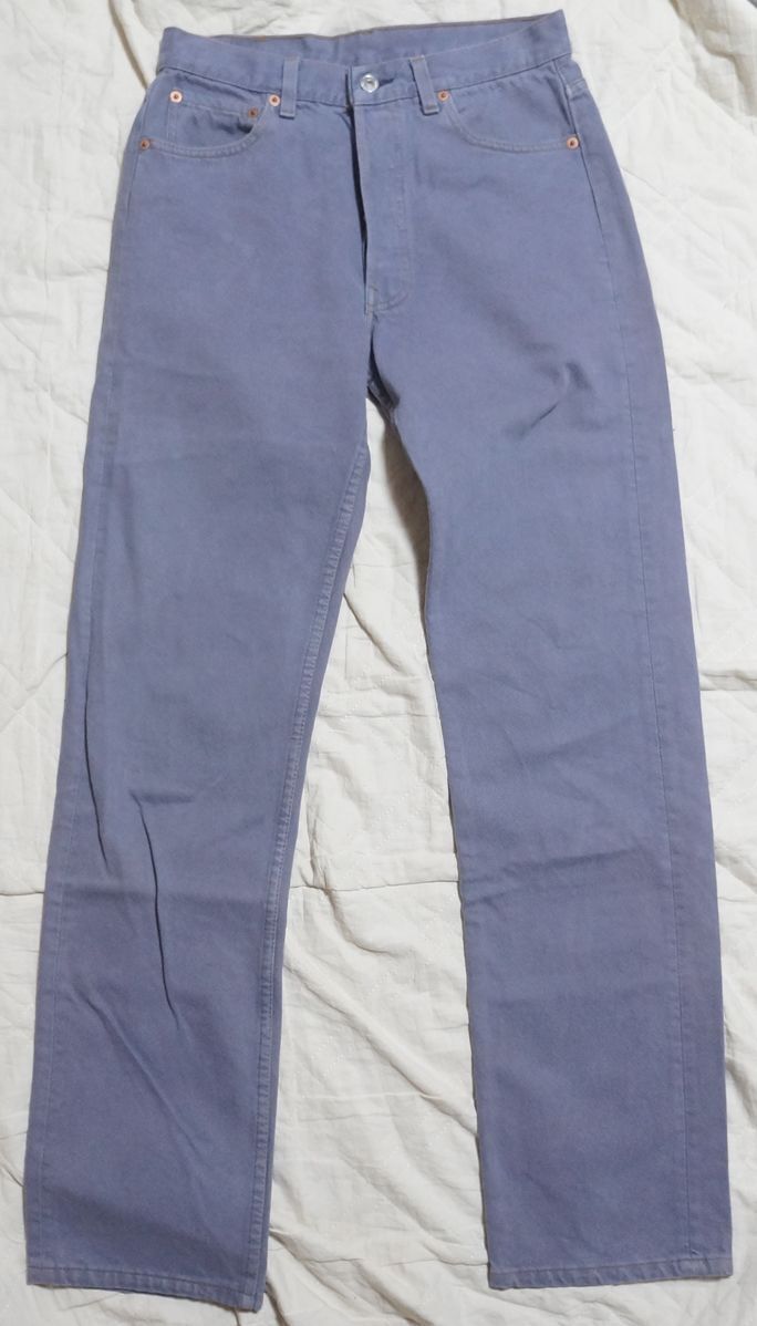 良品 米国製 Levi's 501 W31 パープル系　カラージーンズ　リーバイス　アメリカ製　MADE IN USA