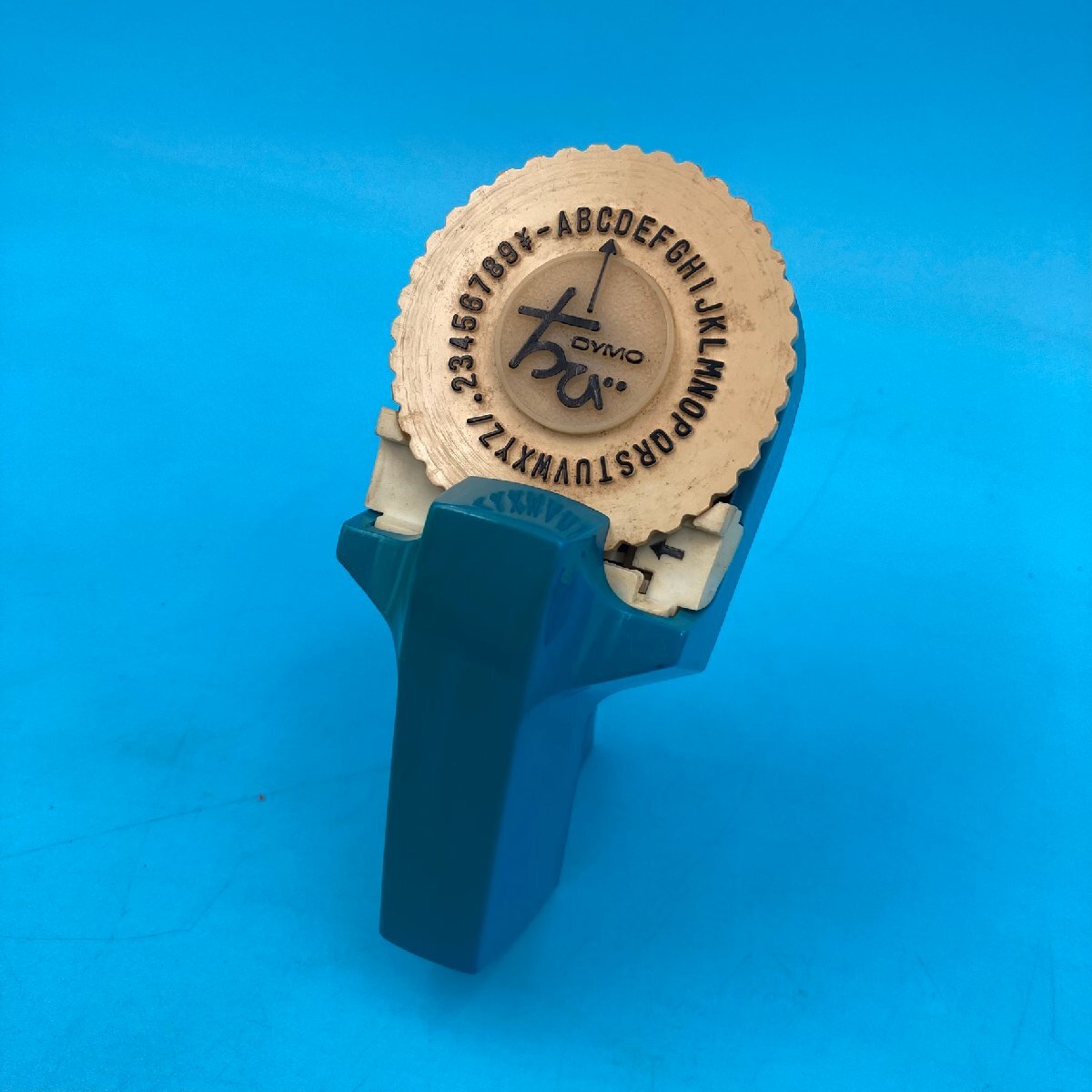 【14714P150】ちびDYMO ダイモライター チェックライター ラベルライター テープライター 事務用品 青 ブルー系 昭和レトロ 文具