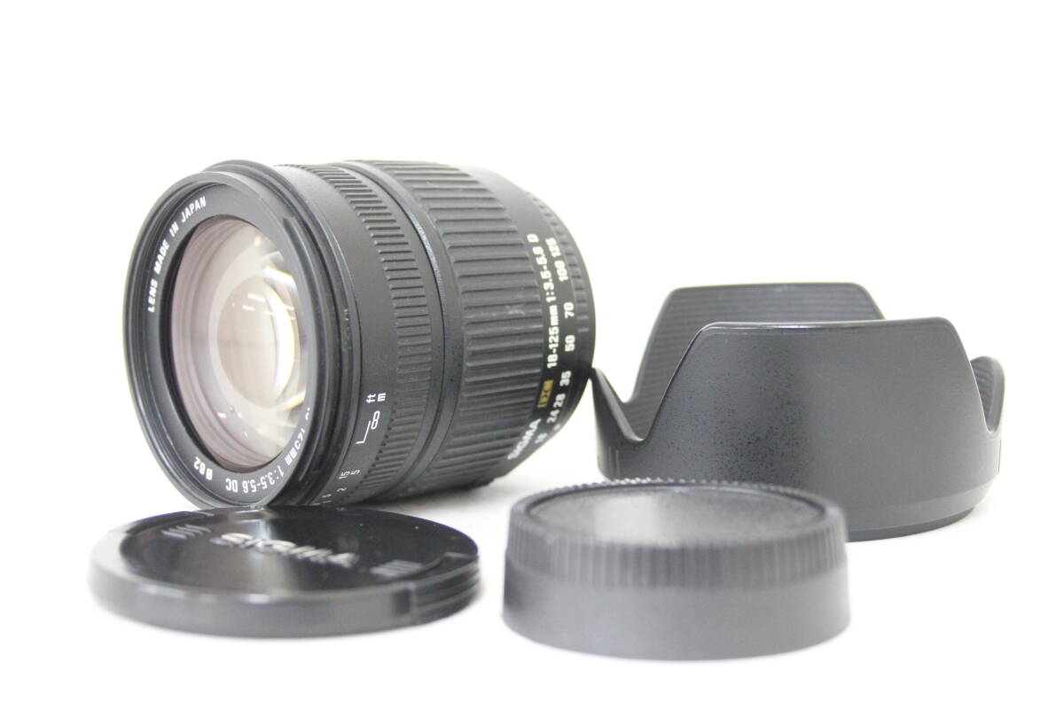 【返品保証】 シグマ Sigma DC 18-125mm F3.5-5.6 D ニコンマウント レンズ M715