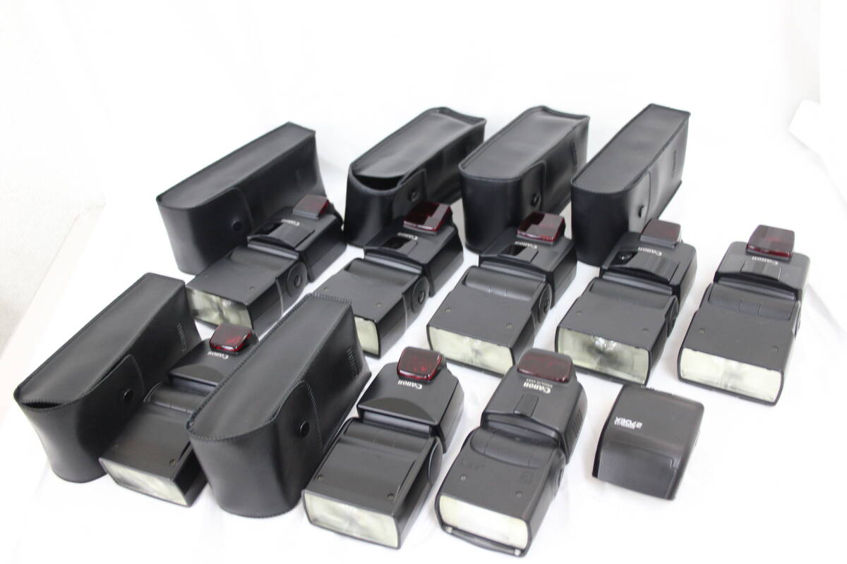 【返品保証】 【9点まとめ】キャノン Canon SPEEDLITE 430EX 270EX 550EX など ストロボ フラッシュ M510