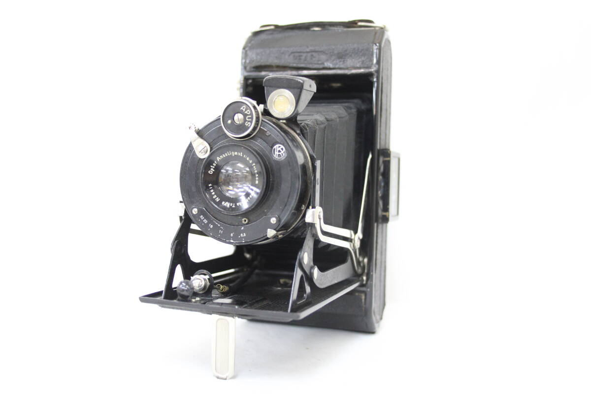 【訳あり品】 PEARL Optor Anastigmat 10.5cm F6.3 蛇腹カメラ M1177