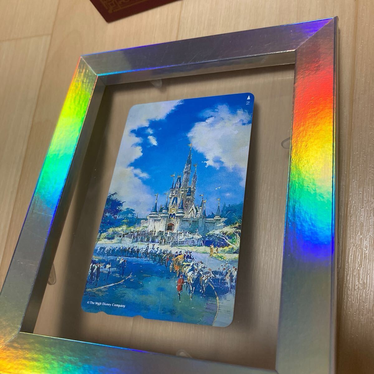 未使用　ディズニーギャラリー シンデレラ城 テレカ 50度 Tokyo Disneyland cinderlla castle テレホンカード 東京ディズニーランド　お城