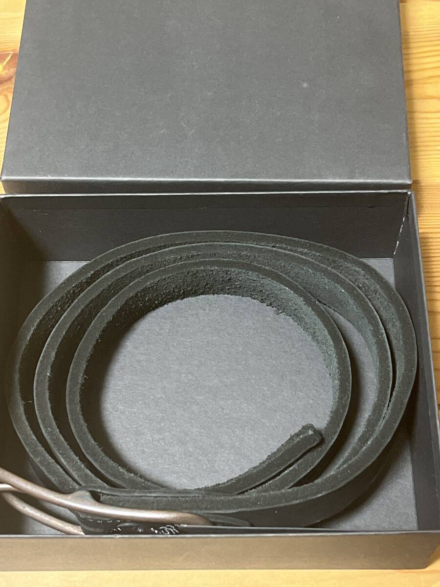 IsamuKatayama backlash ダブルショルダー25mm ベルト 新品未使用 イサムカタヤマ　バックラッシュ Made in Japan incarnation