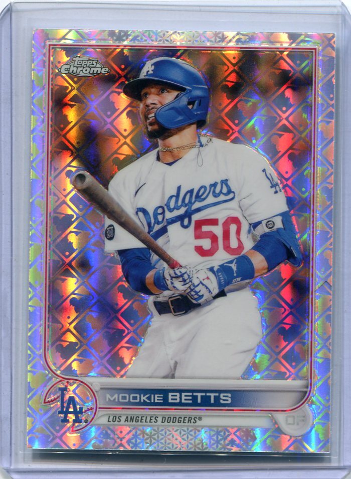 2022 Topps Chrome Logofractor Edition 50 Mookie Betts ベッツ