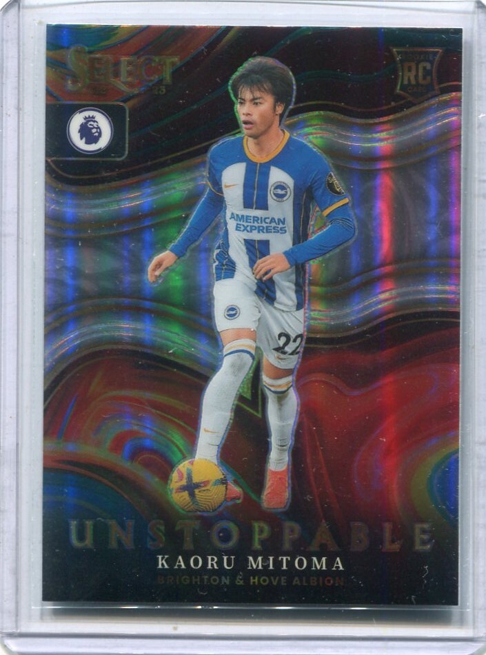 2022-23 Panini Select Premier League Unstoppable Kaoru Mitoma インサートカード 三笘薫