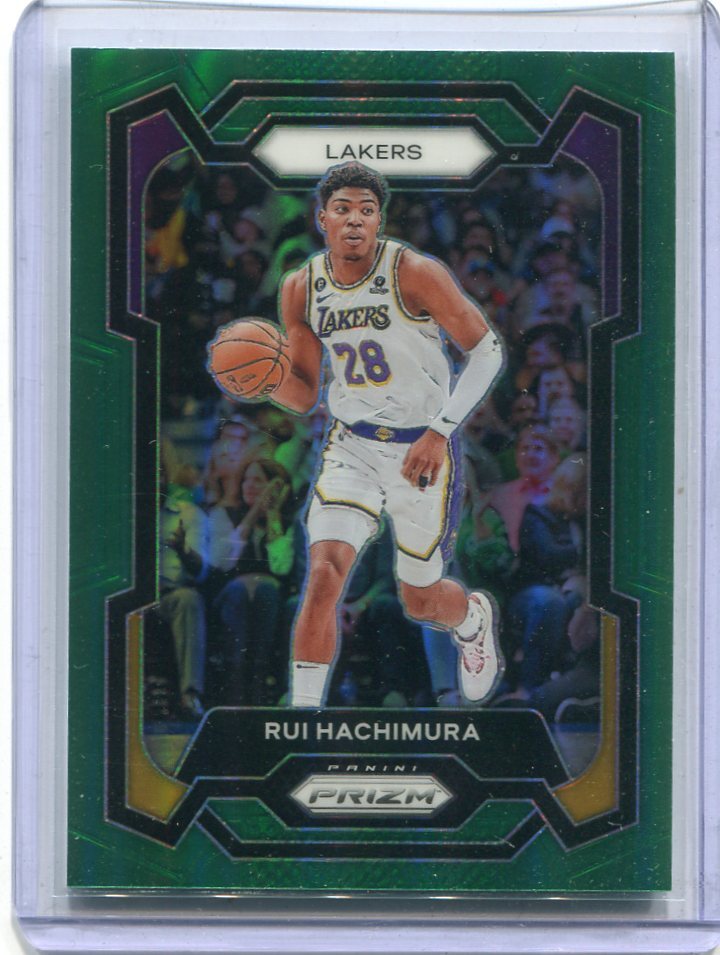 2023-24 Panini Prizm Green Prizm 42 Rui Hachimura 八村塁