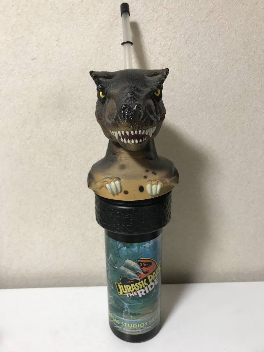 中古 現状品 US ハリウッド ジュラシックパーク　JURASSIC PARK THE RIDE 1997 ドリンクカップ ストロー【KA-122002】