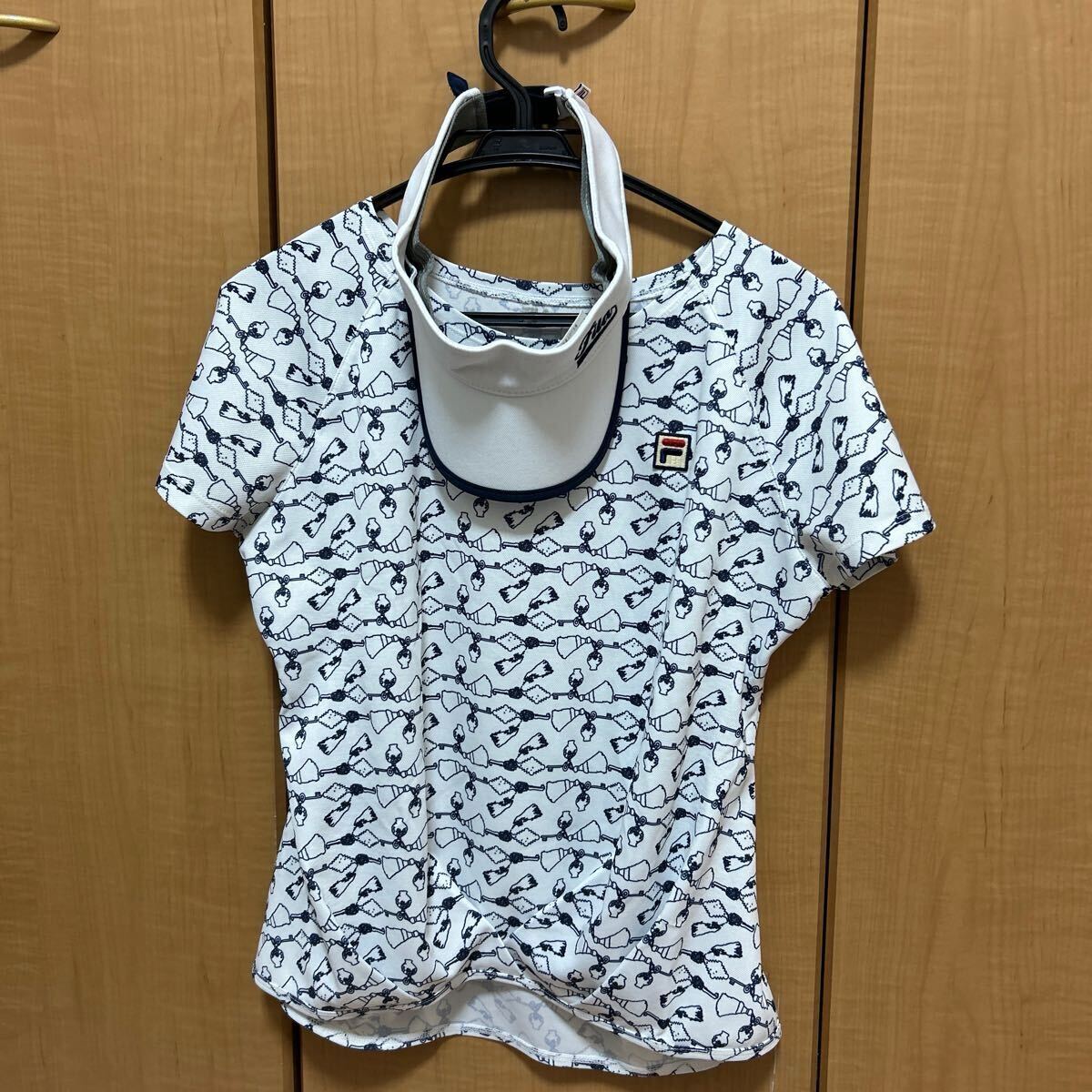 FILAフィラ　テニスウエア　 スポーツウエア　Tシャツ サンバイザー