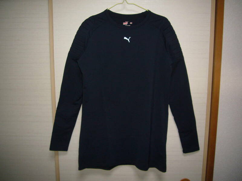 プーマ ゴールキーパー用ストレッチ性長袖シャツ黒 XOサイズ