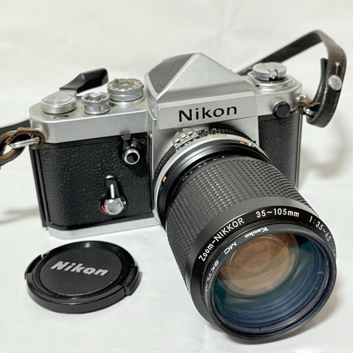Nikon F2 アイレベル ボディ　レンズ　Nikkor 35mm〜105mm フィルムカメラ　動作未確認ジャンク扱い